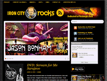 Tablet Screenshot of ironcityrocks.com